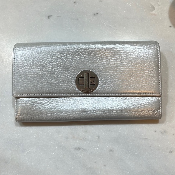 Tiffany & Co. Handbags - Tiffany & Co. Continental Silver Long Wallet